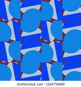 Abstract vector background. Colorful halftone illustration pattern