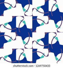 Abstract vector background. Colorful halftone illustration pattern