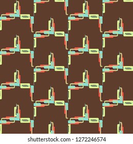 Abstract vector background. Colorful halftone illustration pattern