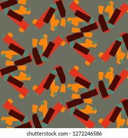 Abstract vector background. Colorful halftone illustration pattern