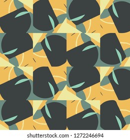 Abstract vector background. Colorful halftone illustration pattern