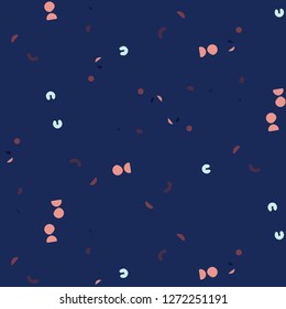 Abstract vector background. Colorful halftone illustration pattern