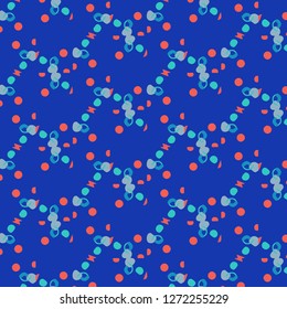 Abstract vector background. Colorful halftone illustration pattern