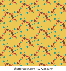 Abstract vector background. Colorful halftone illustration pattern