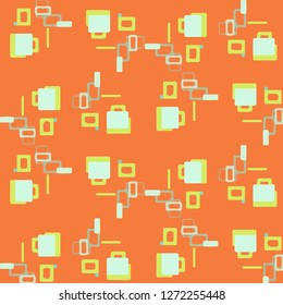 Abstract vector background. Colorful halftone illustration pattern