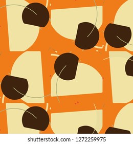 Abstract vector background. Colorful halftone illustration pattern