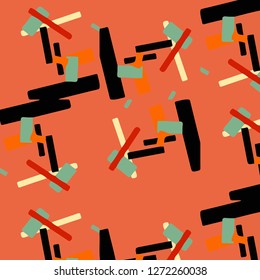 Abstract vector background. Colorful halftone illustration pattern
