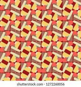 Abstract vector background. Colorful halftone illustration pattern