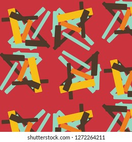 Abstract vector background. Colorful halftone illustration pattern