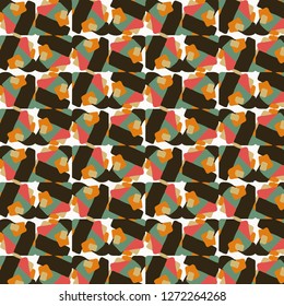 Abstract vector background. Colorful halftone illustration pattern
