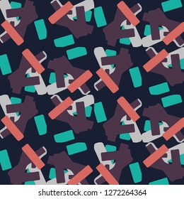 Abstract vector background. Colorful halftone illustration pattern