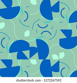 Abstract vector background. Colorful halftone illustration pattern