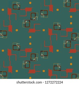Abstract vector background. Colorful halftone illustration pattern