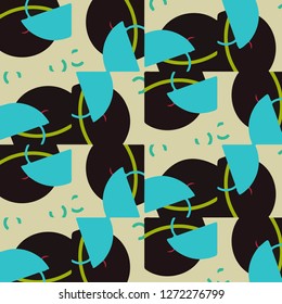 Abstract vector background. Colorful halftone illustration pattern