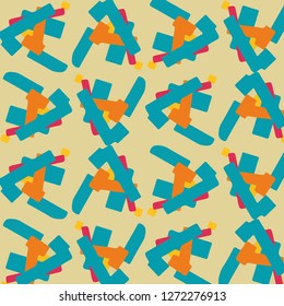 Abstract vector background. Colorful halftone illustration pattern