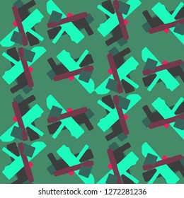 Abstract vector background. Colorful halftone illustration pattern