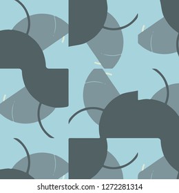 Abstract vector background. Colorful halftone illustration pattern