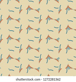 Abstract vector background. Colorful halftone illustration pattern
