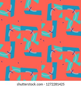 Abstract vector background. Colorful halftone illustration pattern