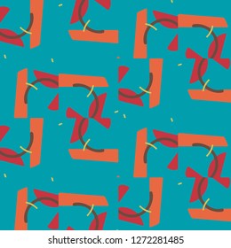 Abstract vector background. Colorful halftone illustration pattern