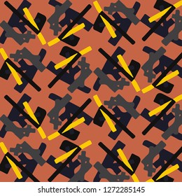 Abstract vector background. Colorful halftone illustration pattern