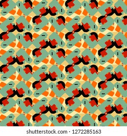 Abstract vector background. Colorful halftone illustration pattern