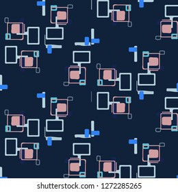 Abstract vector background. Colorful halftone illustration pattern