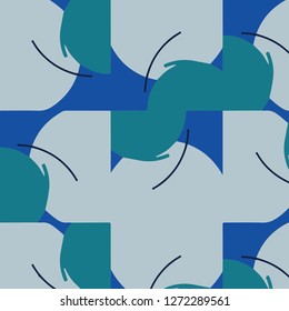 Abstract vector background. Colorful halftone illustration pattern