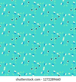 Abstract vector background. Colorful halftone illustration pattern