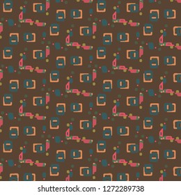 Abstract vector background. Colorful halftone illustration pattern