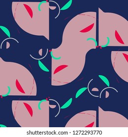 Abstract vector background. Colorful halftone illustration pattern