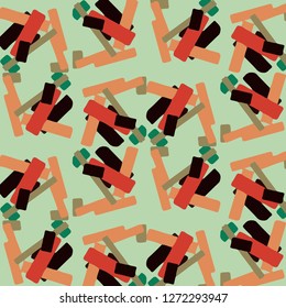 Abstract vector background. Colorful halftone illustration pattern