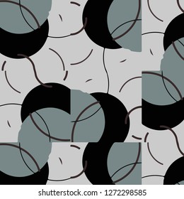 Abstract vector background. Colorful halftone illustration pattern
