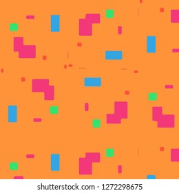 Abstract vector background. Colorful halftone illustration pattern