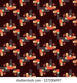 Abstract vector background. Colorful halftone illustration pattern