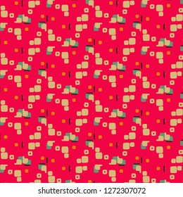 Abstract vector background. Colorful halftone illustration pattern