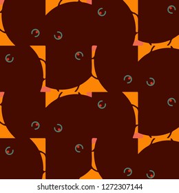 Abstract vector background. Colorful halftone illustration pattern