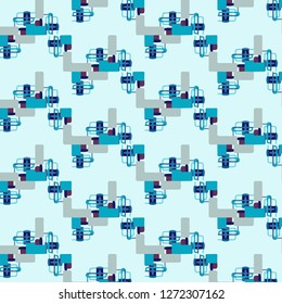 Abstract vector background. Colorful halftone illustration pattern