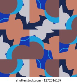 Abstract vector background. Colorful halftone illustration pattern