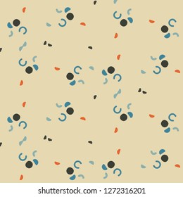 Abstract vector background. Colorful halftone illustration pattern