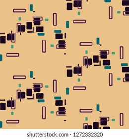 Abstract vector background. Colorful halftone illustration pattern