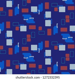 Abstract vector background. Colorful halftone illustration pattern