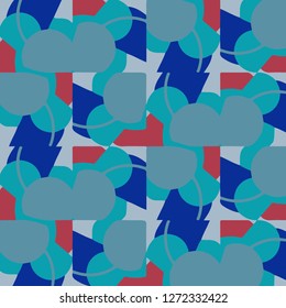 Abstract vector background. Colorful halftone illustration pattern