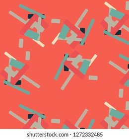 Abstract vector background. Colorful halftone illustration pattern
