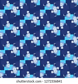 Abstract vector background. Colorful halftone illustration pattern