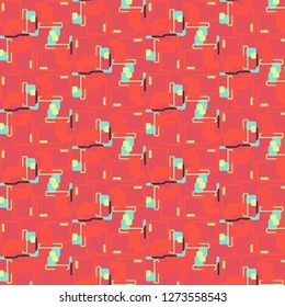 Abstract vector background. Colorful halftone illustration pattern