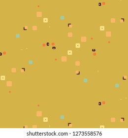 Abstract vector background. Colorful halftone illustration pattern