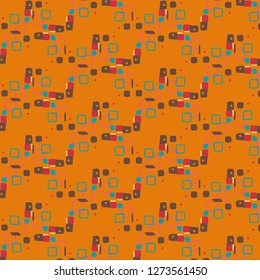 Abstract vector background. Colorful halftone illustration pattern