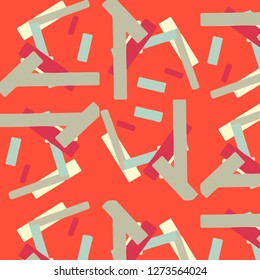 Abstract vector background. Colorful halftone illustration pattern