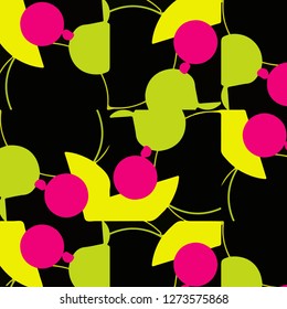 Abstract vector background. Colorful halftone illustration pattern